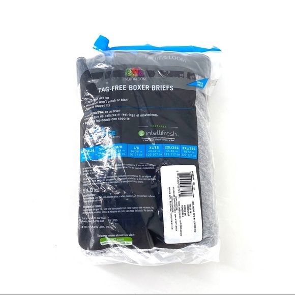 Fruit of the Loom Men's 3-Pack Boxer Briefs 2XL - Picture 4 of 6